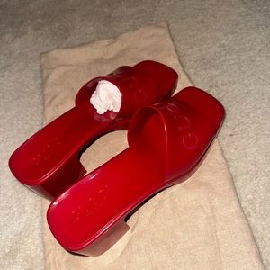 Brand new Gucci jelly sandals